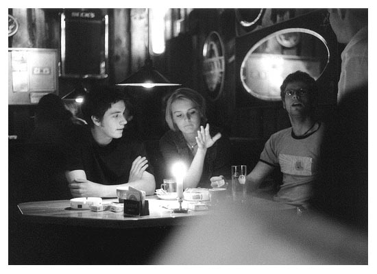 Blockh&uuml;tte 1998. Roland, Uli, Andi M&uuml;ller.