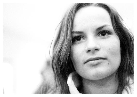 Claudia in der Sneak. 2002.