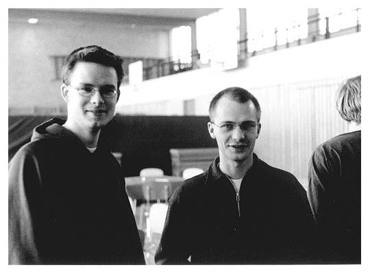 Martin und Arne beim IX. Cup. 2000.