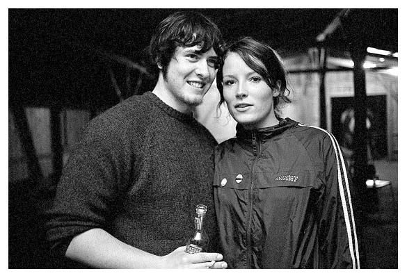 Zwei FGler, die bis zum Schlu&szlig; blieben: Arne und Tolke. 2004.