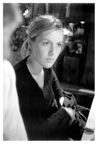 Ina in der Blockh&uuml;tte. 2002.