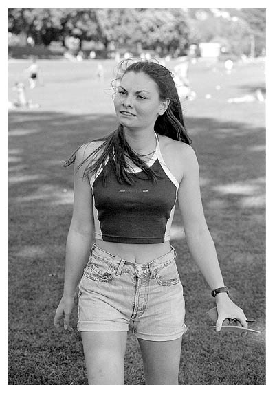 Auf den Neckarwiesen 1998: Silke Stammer.