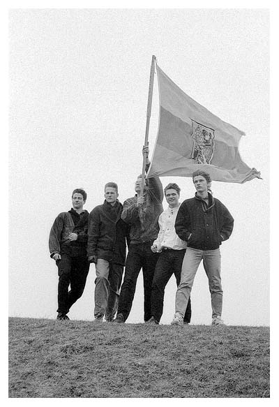 Sven C., Christoph, Bernd, Larsen und Arne. 1989.