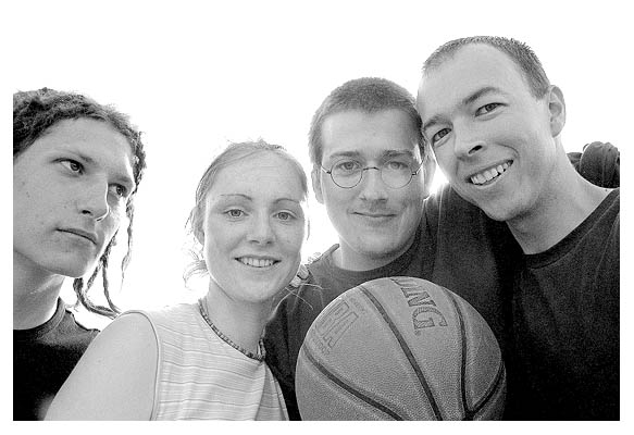 Nils, Freda, Tobi, Thomas. 2003.