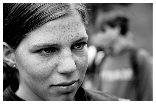 Greta im Schlo&szlig;park 2002. Mit dem Agfa Scala aufgenommen.