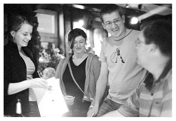 Gyde, Doro, Tobi und Oke. 2003. Blockh&uuml;tte.