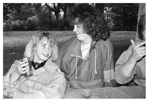 Tanja Dallmann und Kerstin Kakeldey. 1989.