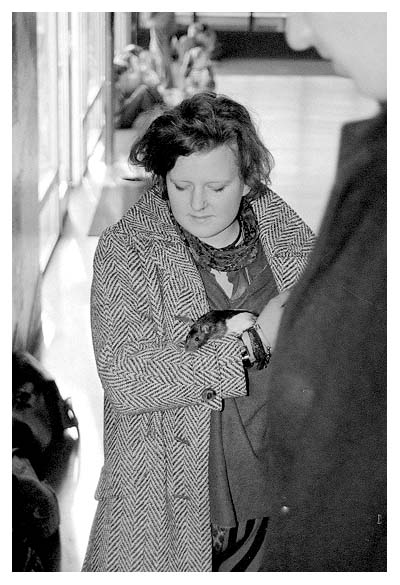 Wo war die Schulleitung? Ulli und Ratte 1989 in der Pausenhalle der TSS.