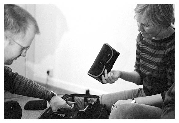 Strasser und Stephie schauen mal nach dem Rechten. 2004.