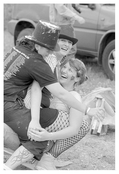 Unsinn beim Abiumzug. 2006.