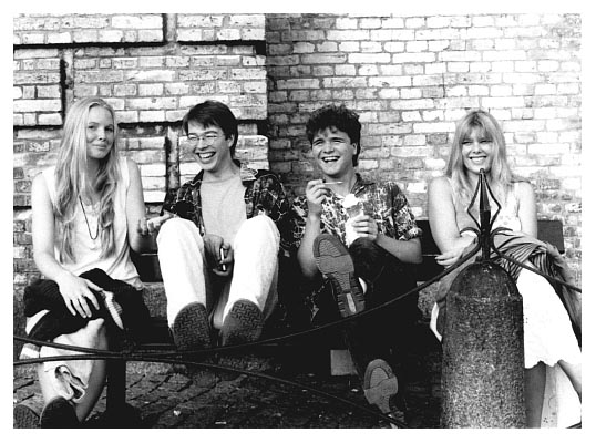 Summer in the city: Stephanie, Thomas, Larsen, Sonja. 