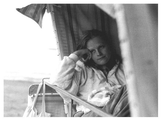 Nach dem Schwimmen. Dockkoog 1997.