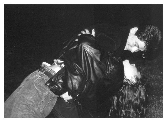 Party bei Linda u. Astrid. 1989. Sven C. & Irmhild W.