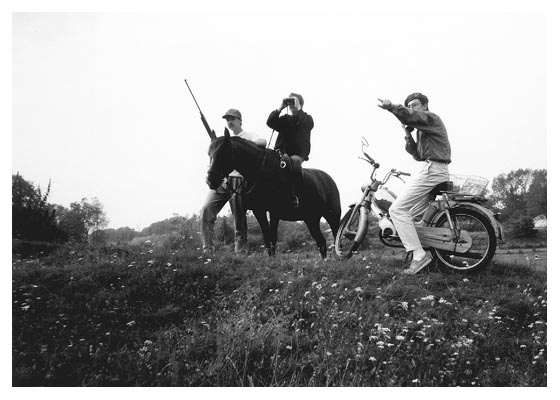 Da nahmen die Pferdepflegerinnen Rei&szlig;aus. Oke, Gunter, Thomas. Auf den Fienschen Wiesen.